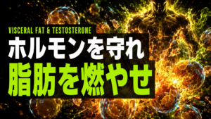 脂肪が男の力を奪う　内臓脂肪とテストステロンの関係
