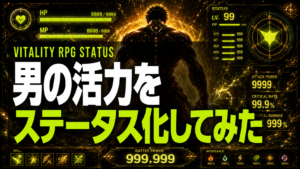 男の活力をRPGステータス化してみた