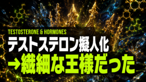 ホルモンを擬人化したら、テストステロンが想像以上に繊細だった件