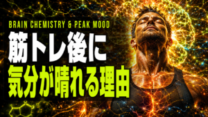 筋トレ後に気分が上がる理由｜3種のホルモンが同時分泌される仕組み
