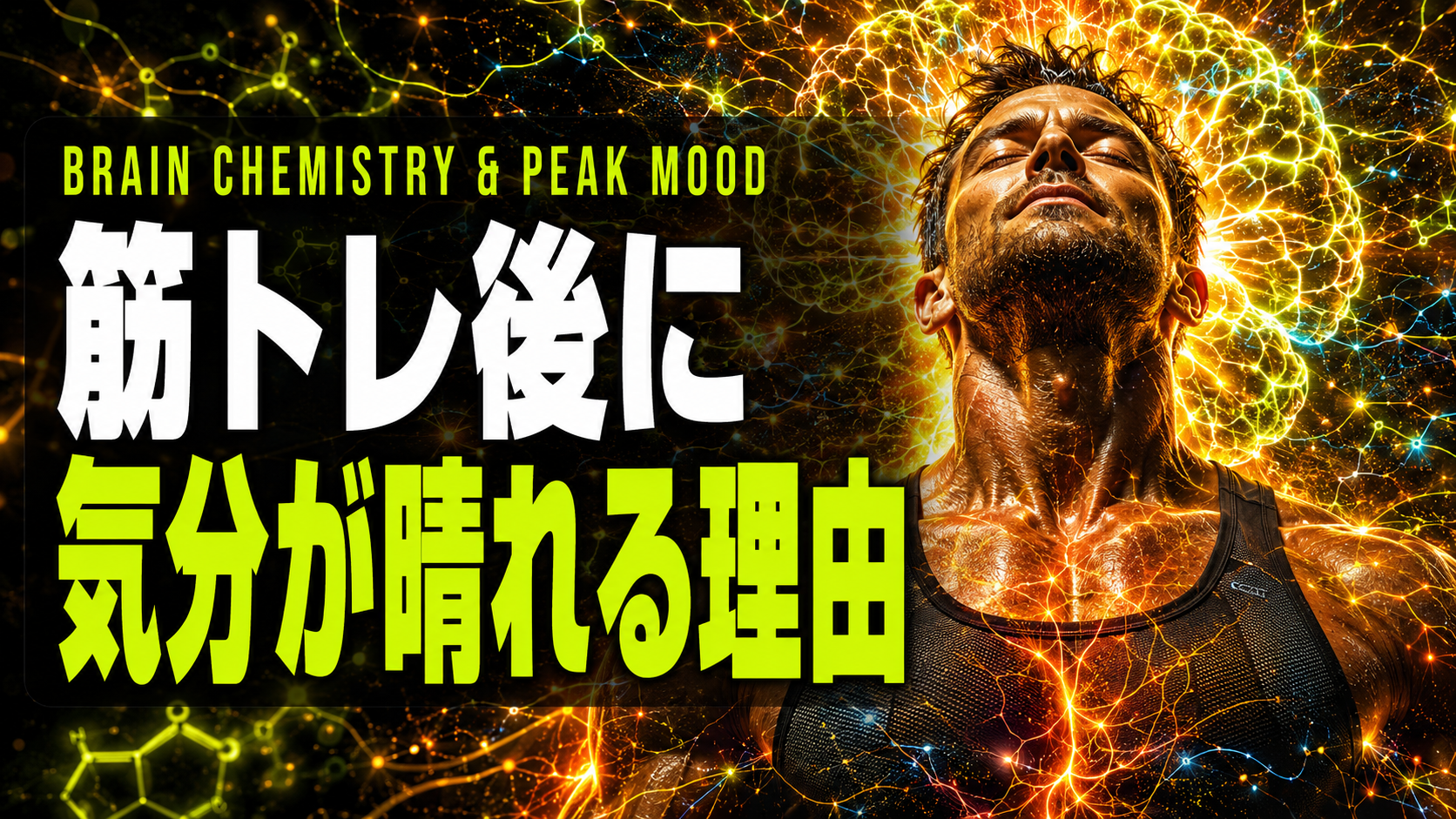 筋トレ後に気分が上がる理由｜3種のホルモンが同時分泌される仕組み