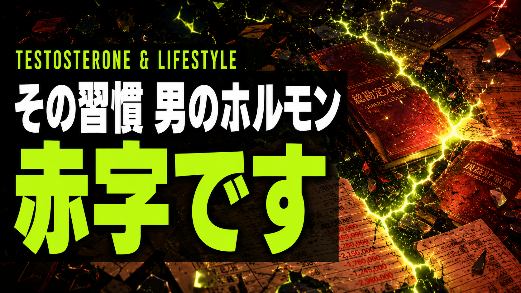 テストステロンを下げる「NG習慣」ランキング|会社なら赤字経営だった