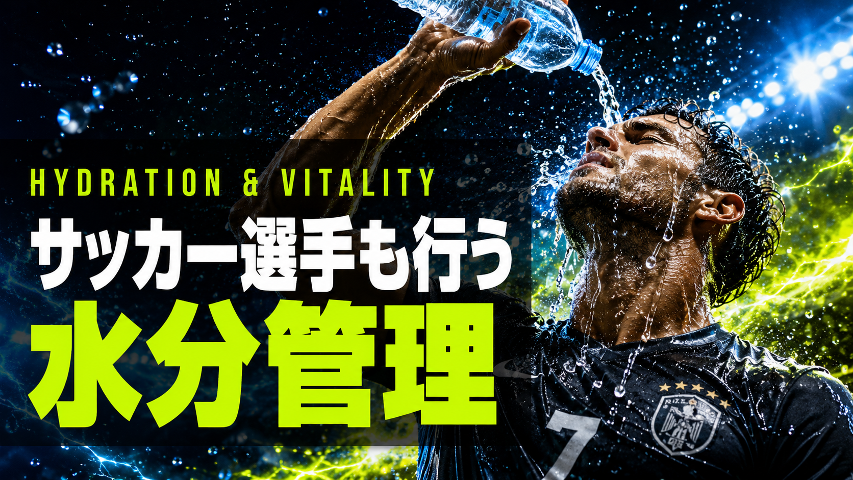 サッカー選手が試合後に飲むもの｜水分と男の活力の関係