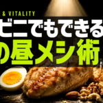 コンビニ昼メシでテストステロンUP｜男の活力を変える食べ方